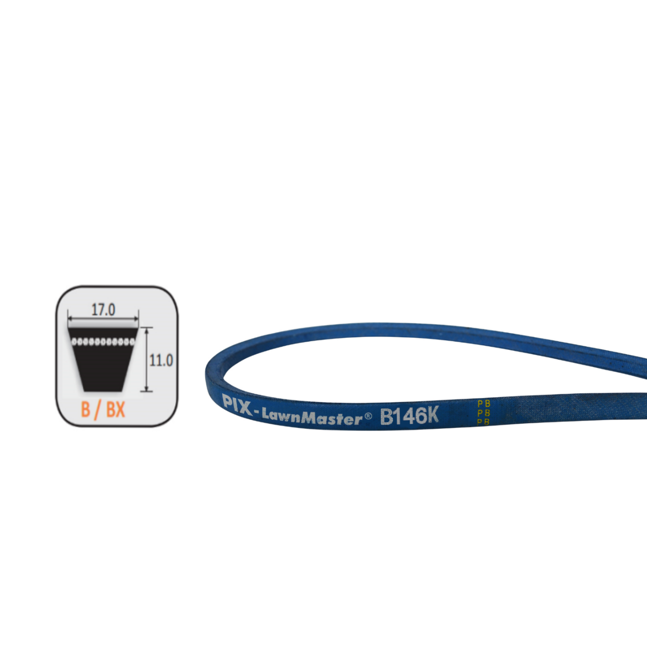 Power-Rated V Belt B Section B94K - B162K / BK94 - BK162 made with Kevlar™ - Picture 37 of 51