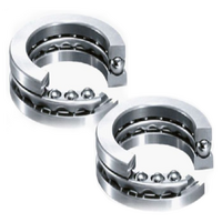 2x 3 Piece Axial Thrust Metric Ball Bearing 51100 - 51110