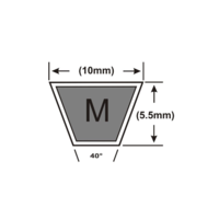 V-Belt M Section Vee belt All sizes M19 - M50 / Z19 - Z50