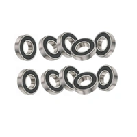 10x 6206-2RS Deep Grooved Ball Bearings