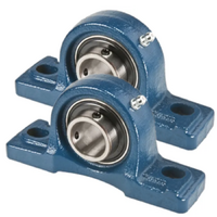 2x UCP201-UCP207 Pillow Block Bearing Self Aligning Bottom Foot Mount 