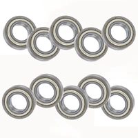 10x Bearings 6200 ZZ Metal Shielded Deep Grooved Radial Ball Bearing