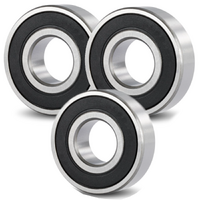 3x Bearings 6005-6310 2RS DD VV Rubber Seals Deep Grooved Radial Ball Bearing