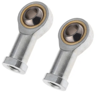 2x Female Rod End Rose Joints M8x1.25 Right