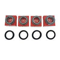 2x Front Wheel Bearing Kits for Mitsubishi Cordia, Lancer & Nimbus & Hyundai Excel, Lantra & S Coupe - Japanese Made Bearings