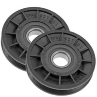 2x Cox Ride-On Mower V-Belt Idler Pulleys with Bearing PIVBB20SPA90 