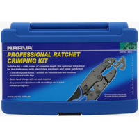 Narva Ratchet Crimping Tool Kit - Terminal & Cable Lug Crimper N-56513
