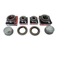 2x Standard Trailer Wheel Bearing Kits with Dustcaps to suit Holden Axles. LM67048 and LM11949