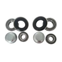 2x Marine Trailer Bearing Kits with Dustcaps for Holden Axles LM67048 and LM11949