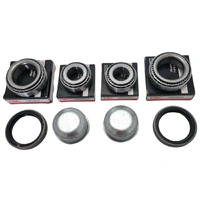 2x Standard Trailer Wheel Bearing Kits with Dustcaps for Ford Axles L68149/10 and LM12749/10