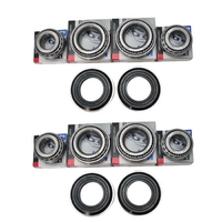 4x Wheel Bearing Kits for selected Kara Kar Double Axle Float | LM67048 LM12749