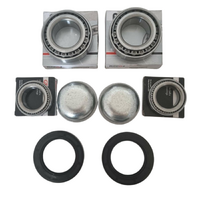 2x Cruisemaster 2tonne 10-VC Trailer Kits with Dust caps | LM68149 & 25580