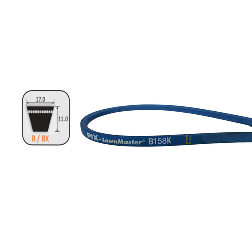 B158K V-Belt Made with Kevlar™ BK158