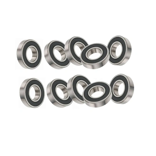 10x 6206-2RS Deep Grooved Ball Bearings