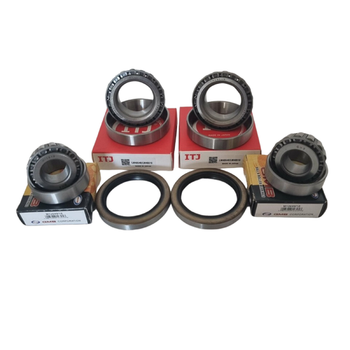 2x Front Wheel Bearing Kits for Holden Colorado RC 2008-2012, Rodeo RA 2003-2008, TF 1988-2003, Izuzu Dmax 2003 on