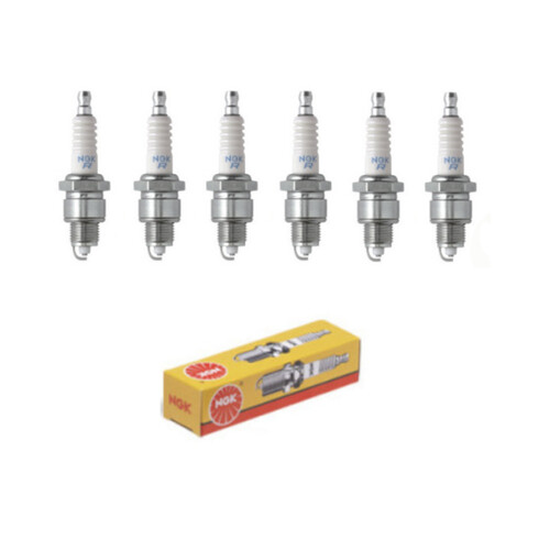 6x NGK Spark Plugs to fit Marine Outboard - Mercury, Yamaha or Johnson BR8HS-10