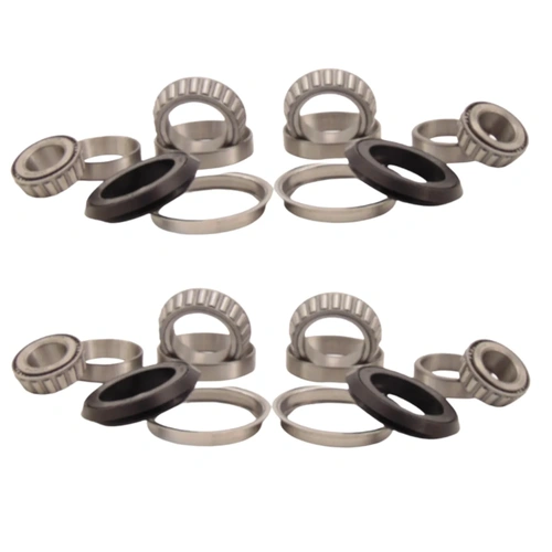 4x Wheel Bearing Kits w/ Seals for Selected Kara Kar Double Axle Horse Float | LM67048/10 LM12749/10