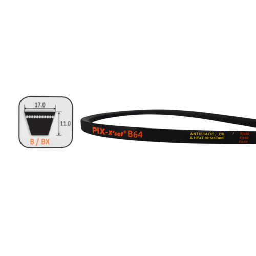 Mower Belt to Replace Cox V14 VB64 or SV14, Deutscher G3 or G03, Masport 501384 or C1384