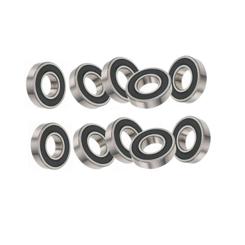 10x 6203-16 Bearings 2RS DD VV Rubber Seals Deep Grooved Radial Ball Bearing