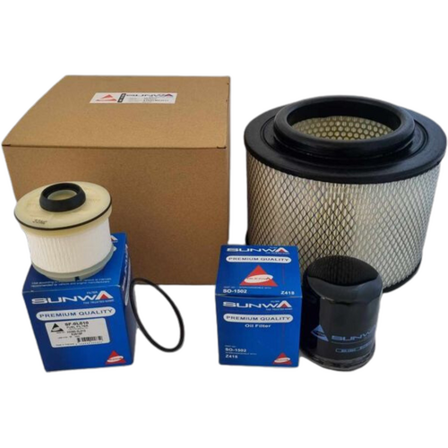 Service Kit for Toyota Hilux KUN16 or KUN26 2005-2015 | Air, Oil, Fuel Filters