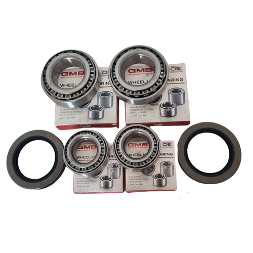 2x Dexter 2 Tonne Wheel Bearing Kit U.S Version 15123-15245 & 25580-25520 with 34040 seal | GMB Brand