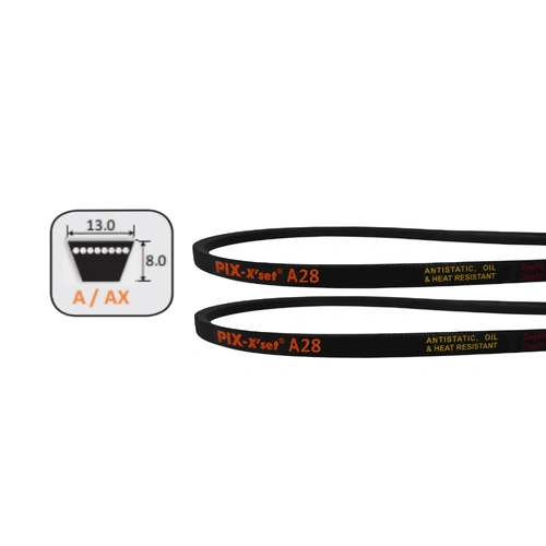 2x Belts to Replace Scott Bonnar S3601282 30" cut Queen cylinder / reel mower as the drive belt